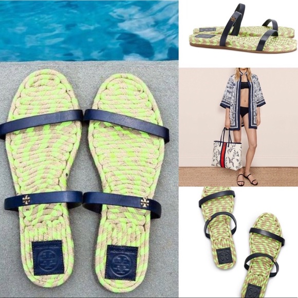 tory burch espadrille slide
